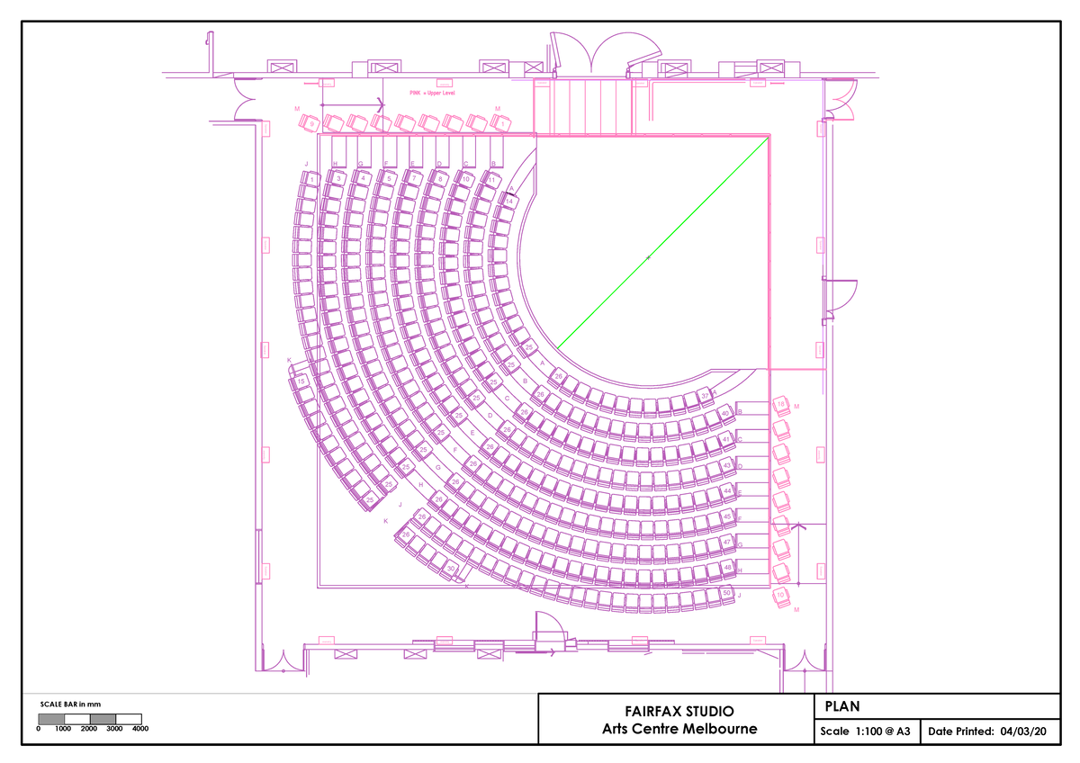 FAIRFAX STUDIO A3 Plan - Scale 1:100 Document - Studocu