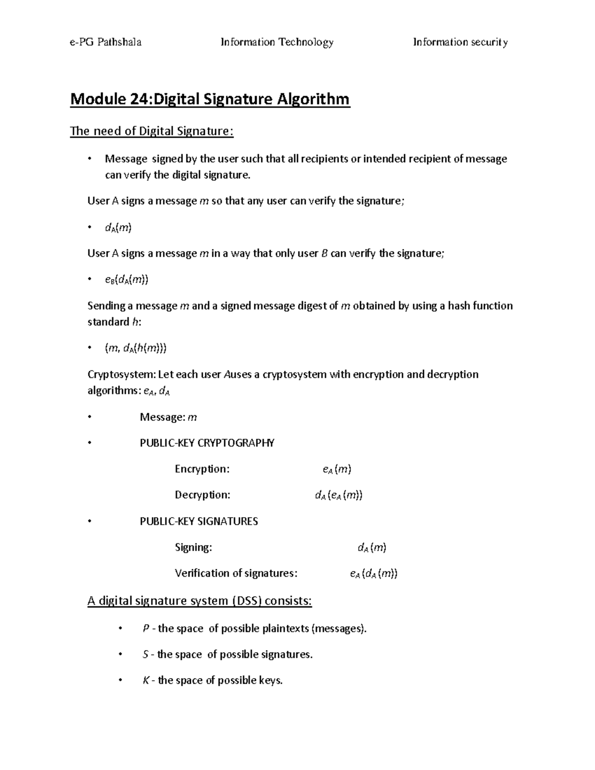 1505719762 Module 24 Digital Signature Algorithm - Module 24:Digital ...