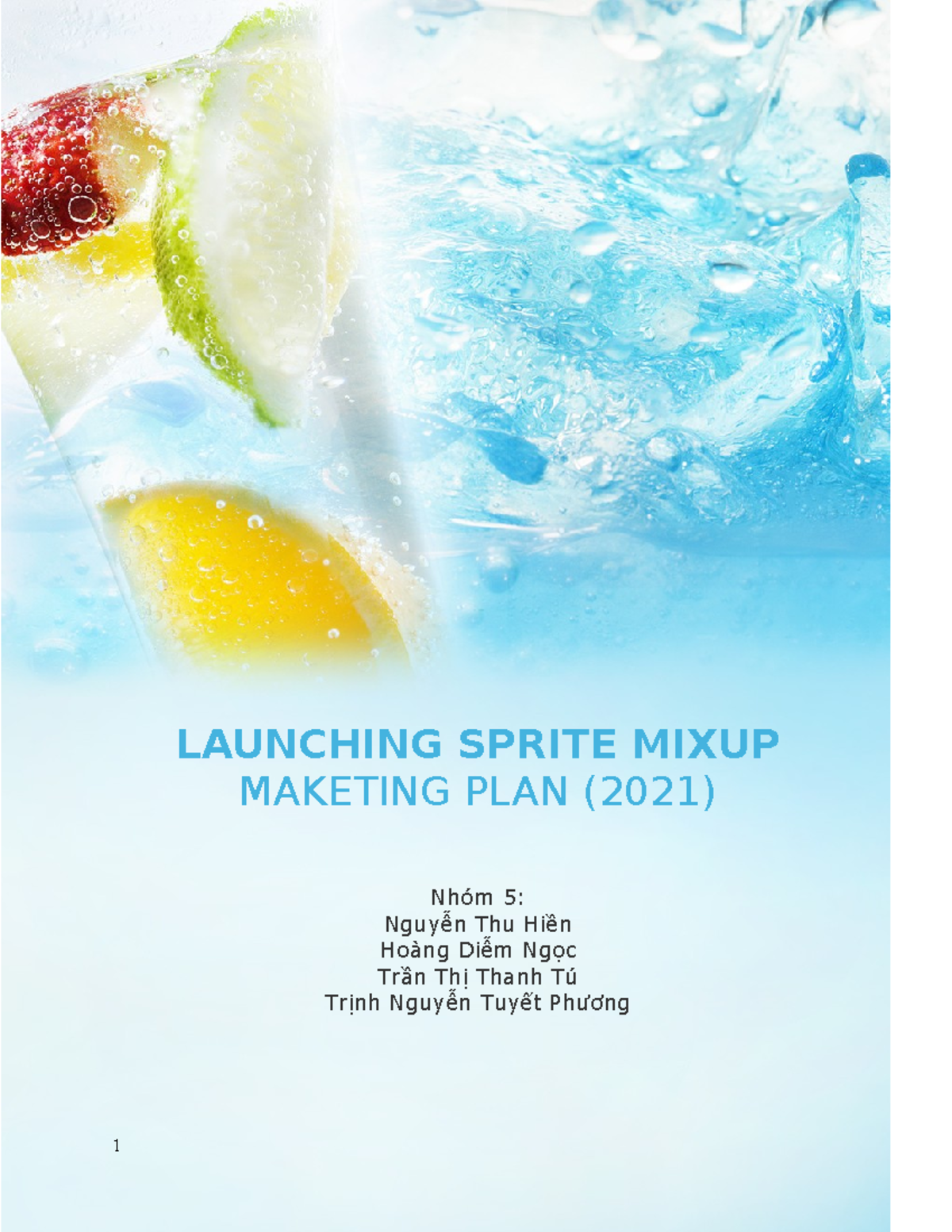 Marketing Plan for Sprite Mixup: 5C & SWOT Analysis - Studocu