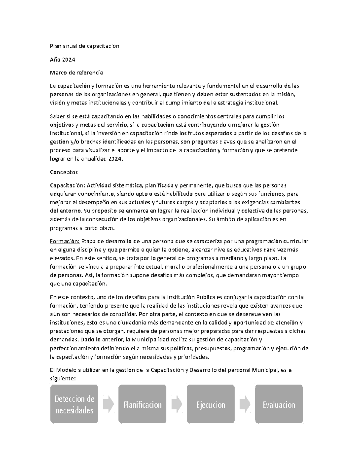 Plan anual de capacitación Municipal - Deteccion de necesidades ...