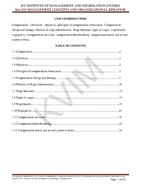 Unit IV -RACM - I hope it is useful for you - I BA4102 MANAGEMENT ...