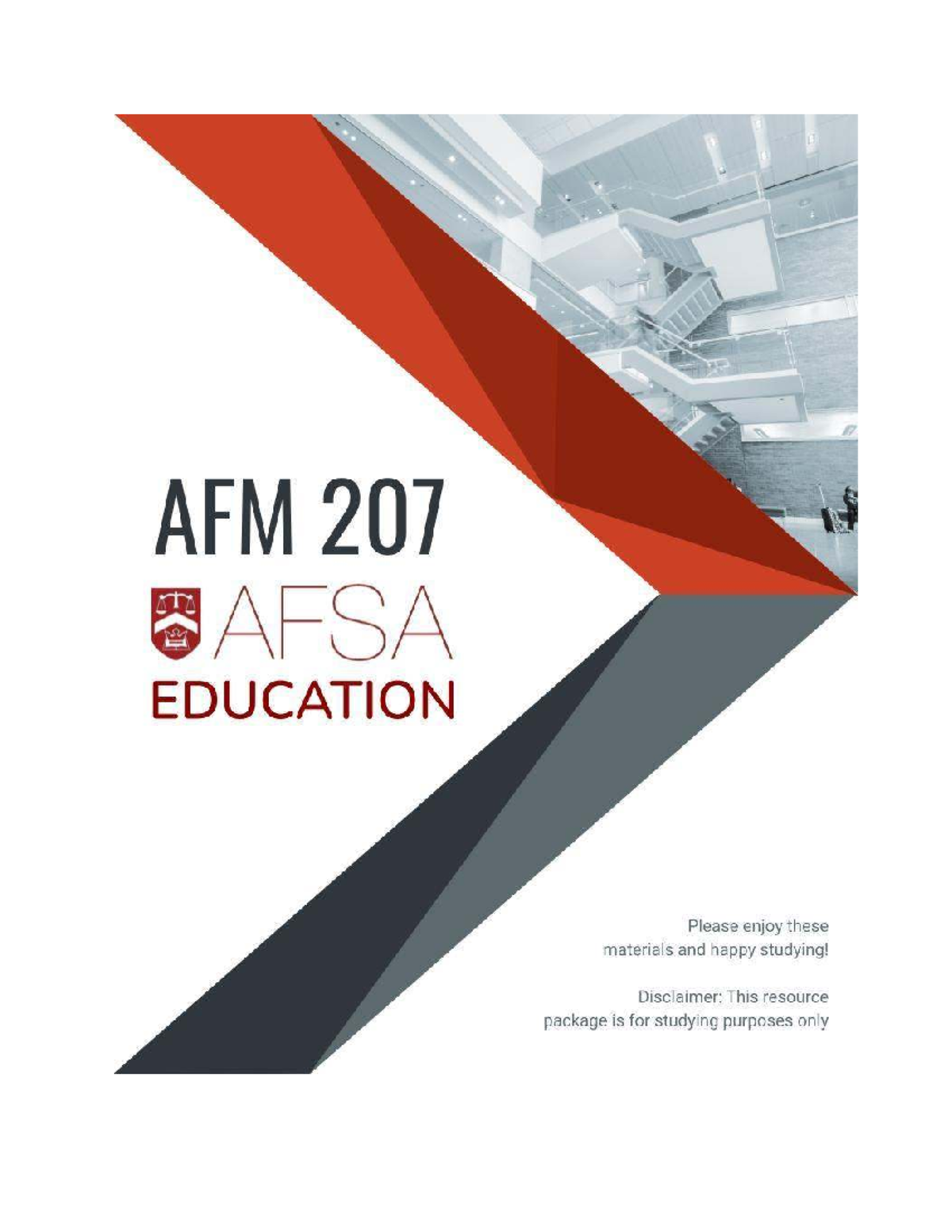 AFM 207 Final Exam Study Package: Marketing Analytics Overview - Studocu