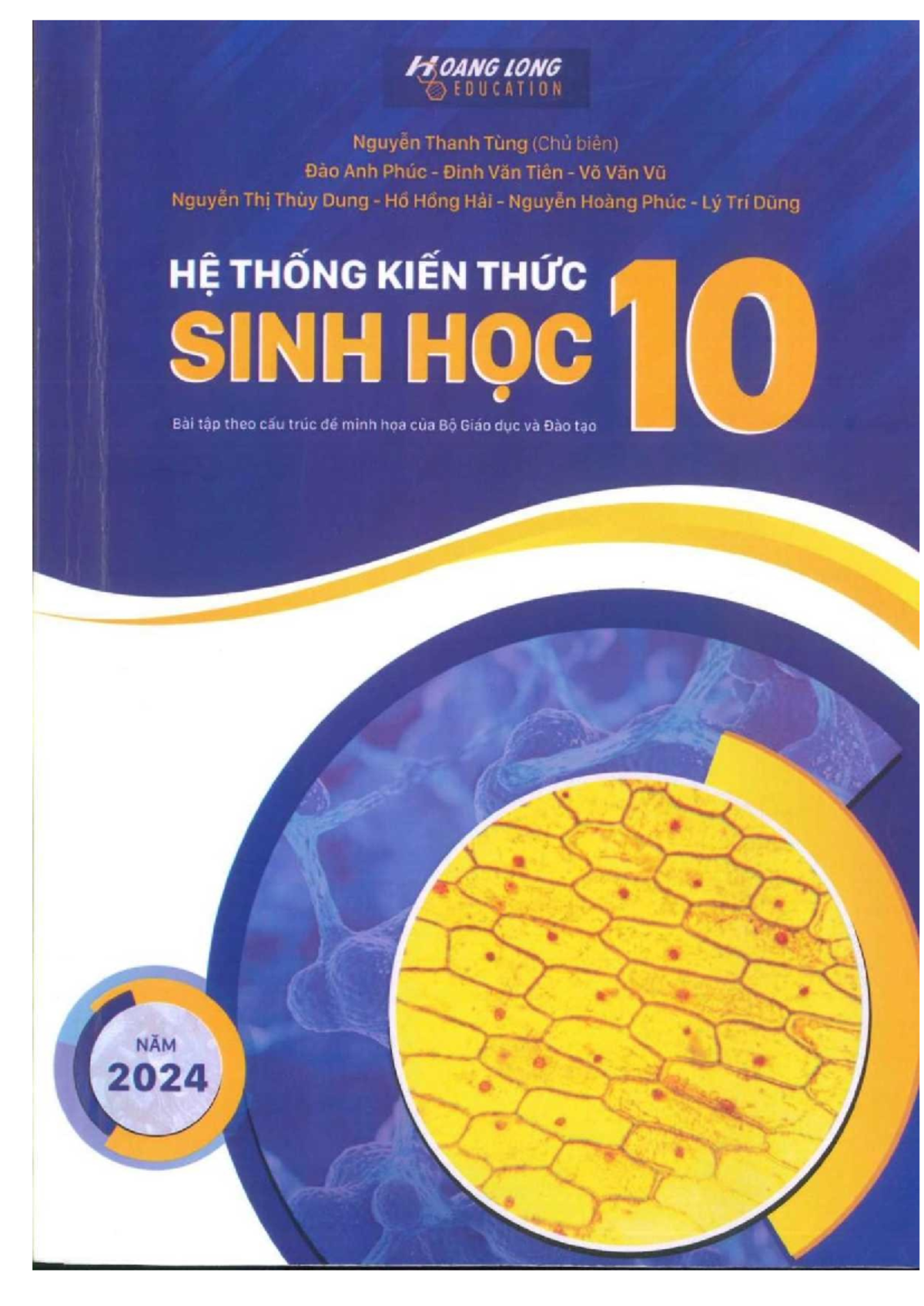 Hệ Thống Kiến Thức Sinh Học 10 - Chương Trình Hoàng Long 2024 - Document Preview