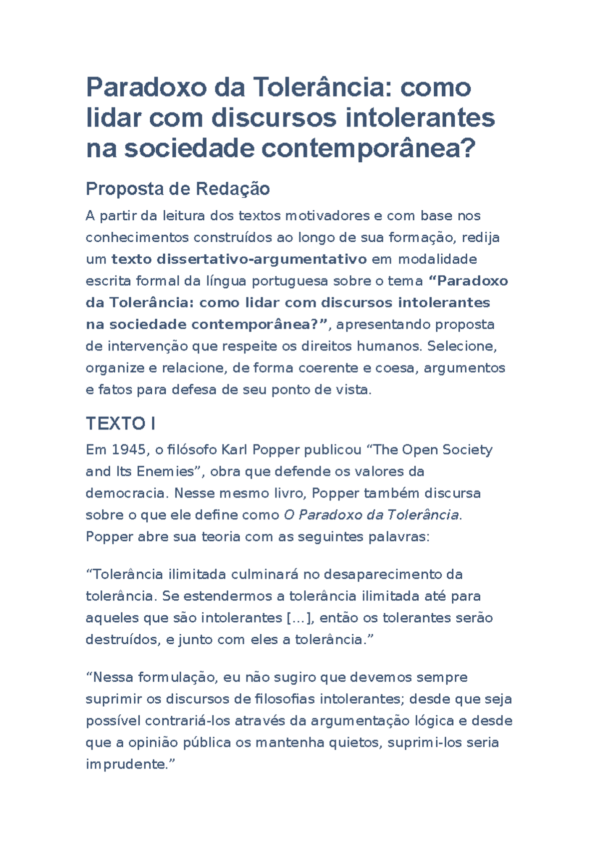 Paradoxo da Tolerância - Paradoxo da Tolerância: como lidar com ...