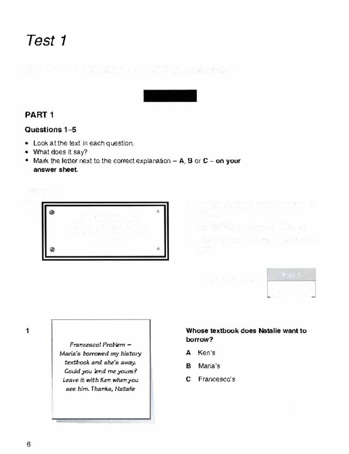 Mini Test 005 (Code 001): Part 1 Questions and Answers - Studocu