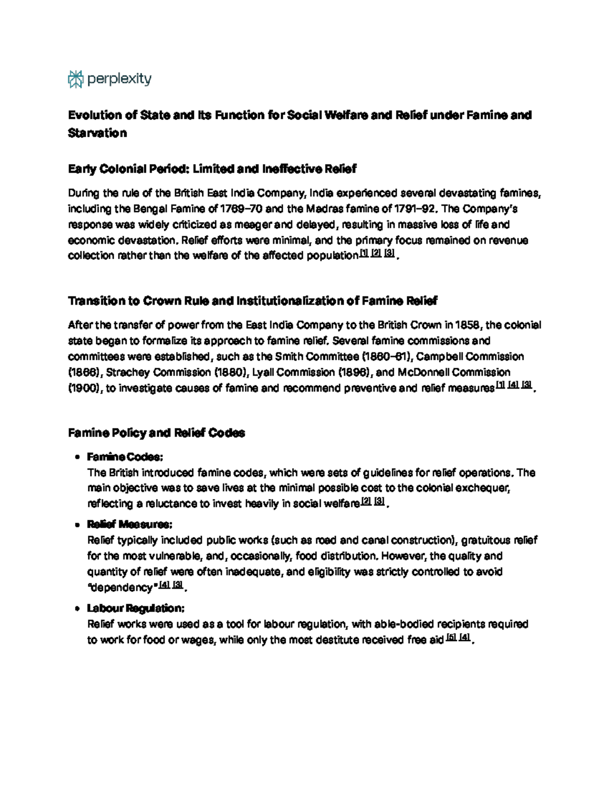 Evolution of State Functions for Social Welfare in Colonial India ...
