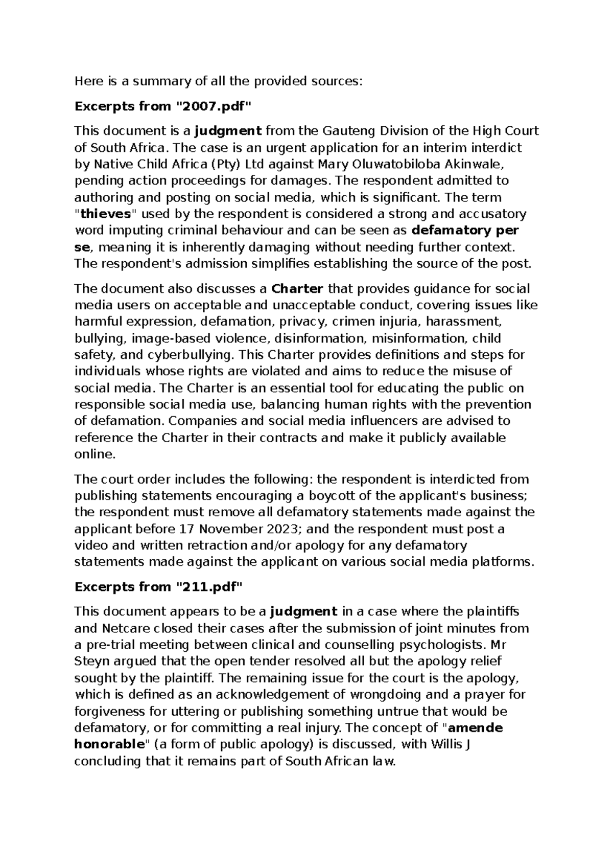 Constitutional Law Case Summaries: Key Judgments Overview - Studocu