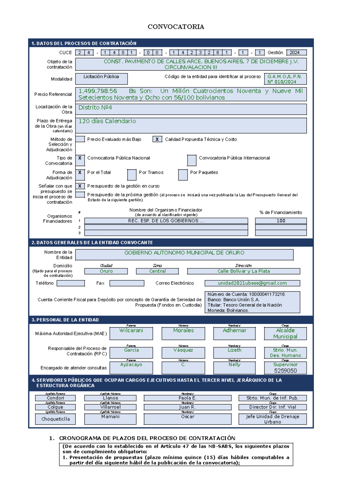 4Ctp KNkt FO - documento base de contratacion - CONVOCATORIA 1. DATOS ...