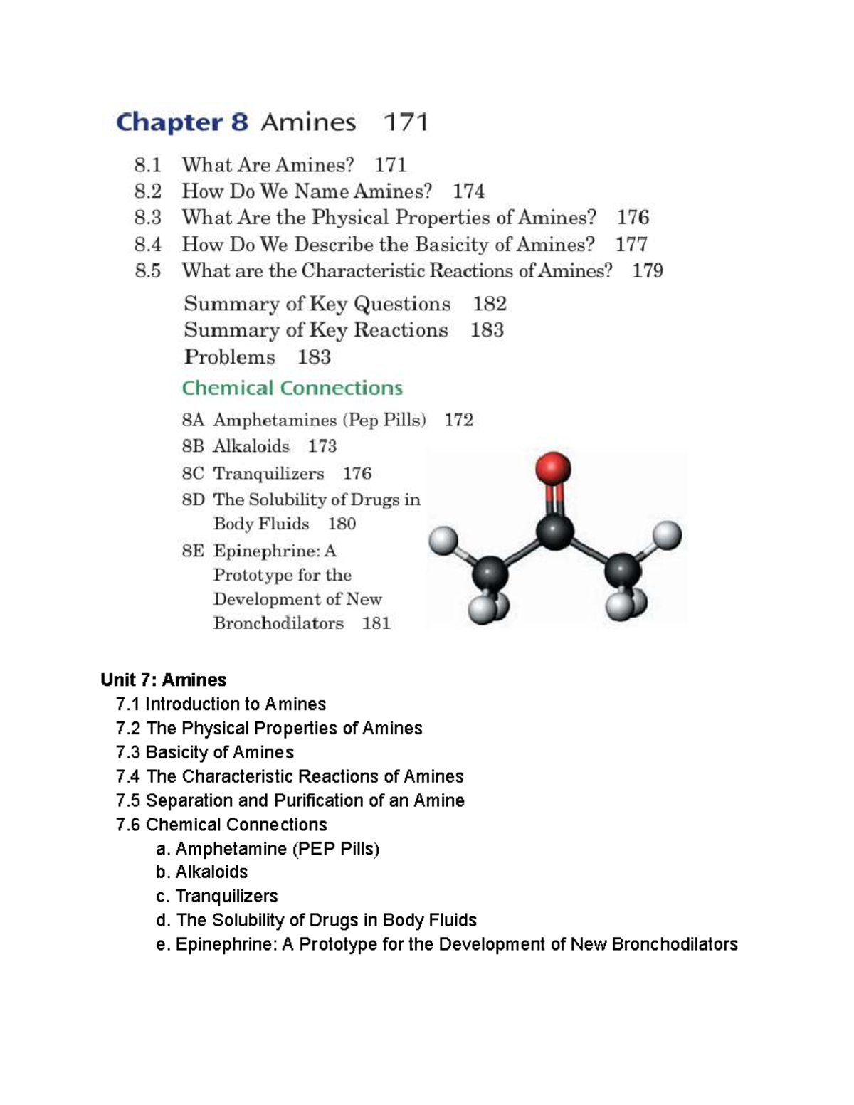 CHEM36 - Unit 7: Comprehensive Overview of Amines and Their Properties ...
