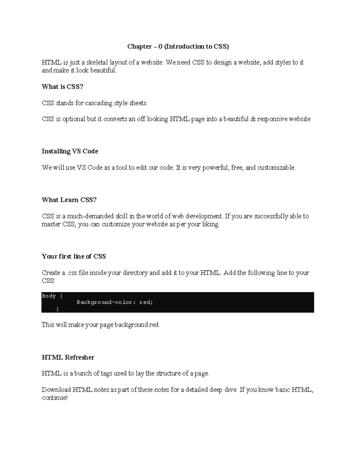 CSS 101: Comprehensive Notes on CSS Fundamentals and Practices - Studocu