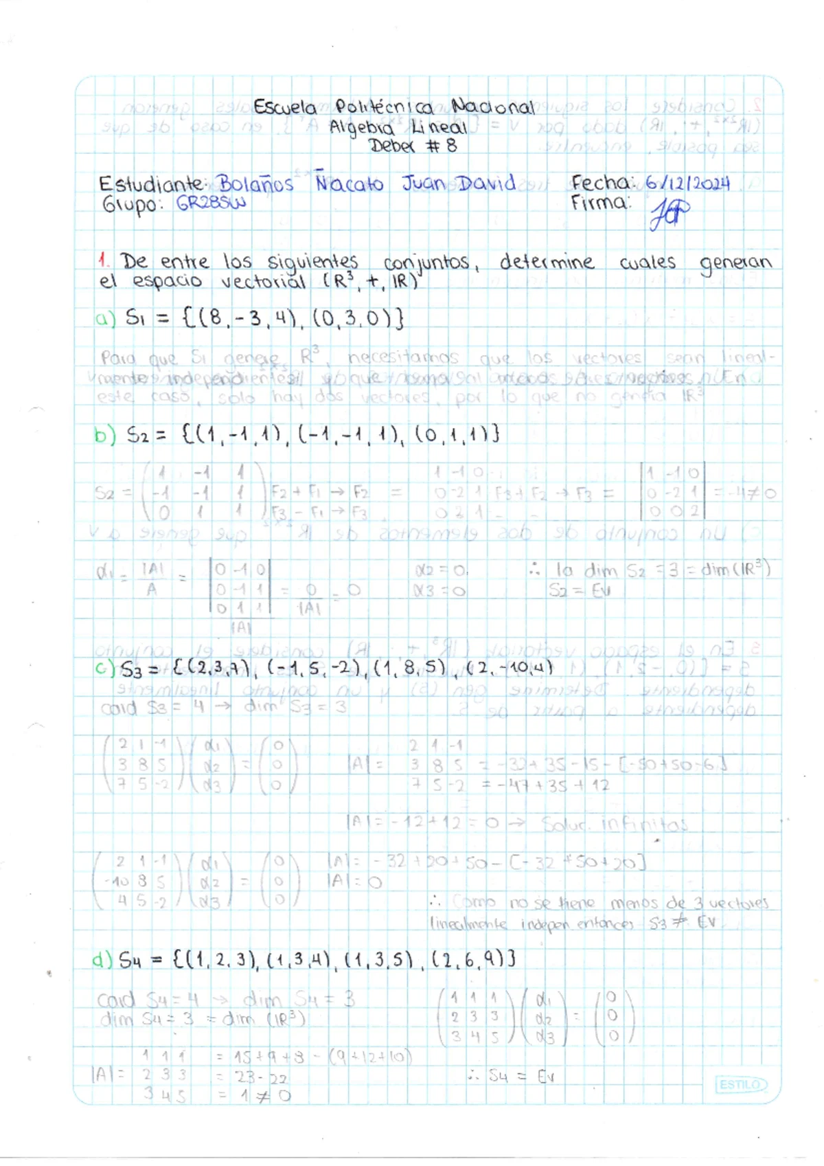 Formulario Matrices y Sistemas de Ecuaciones - Mat. Jonathan Ortiz ...