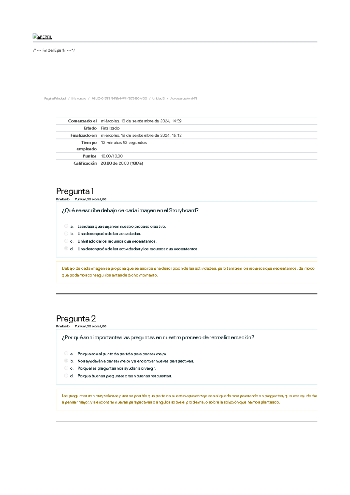 Autoevaluación N°3: Laboratorio Avanzado Innovación y Liderazgo ASUC ...