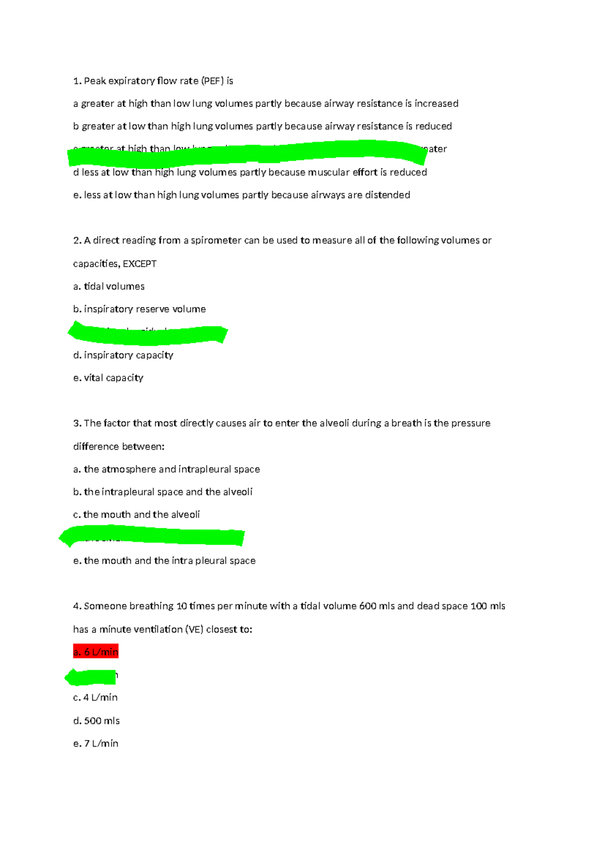 PHYL1001 Final Exam Study Guide - 2005 Prac Exam Insights - Studocu