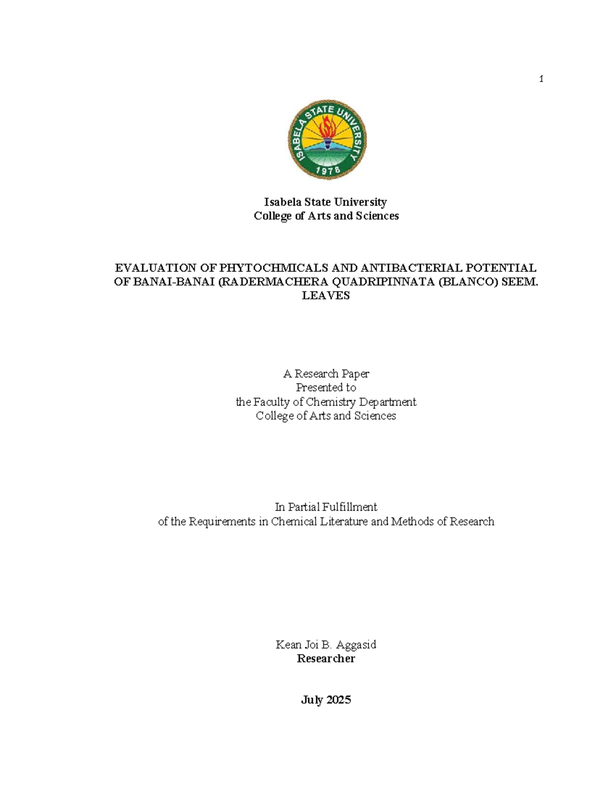 Evaluation of Synergistic Antimicrobial Activity of Zea Mays and Coleus ...