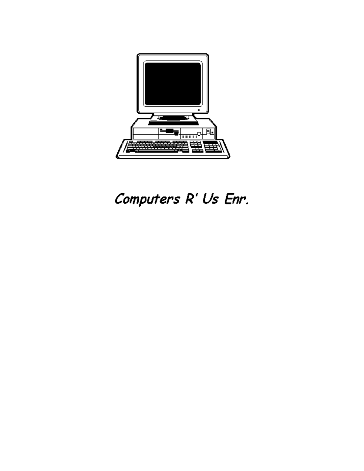 Computers R’ Us Enr. - April 2024 Financial Transactions Report - Studocu