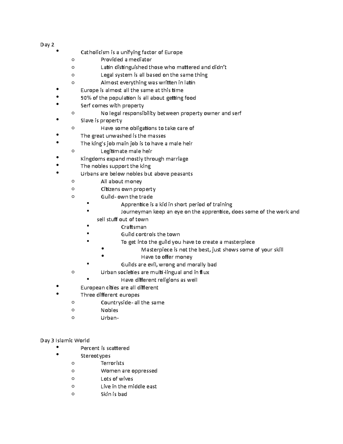 HST 271 - Lecture Notes 2: End of Semester Overview and Key Themes ...