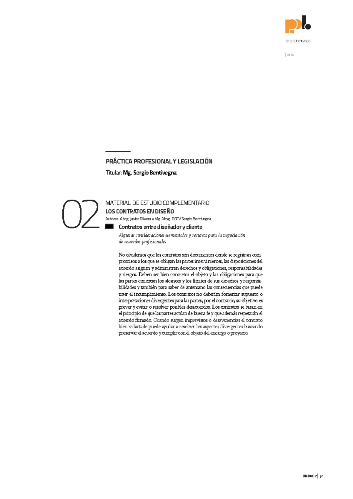 PPL 2025: Práctica Profesional y Legislación en Diseño de Comunicación ...