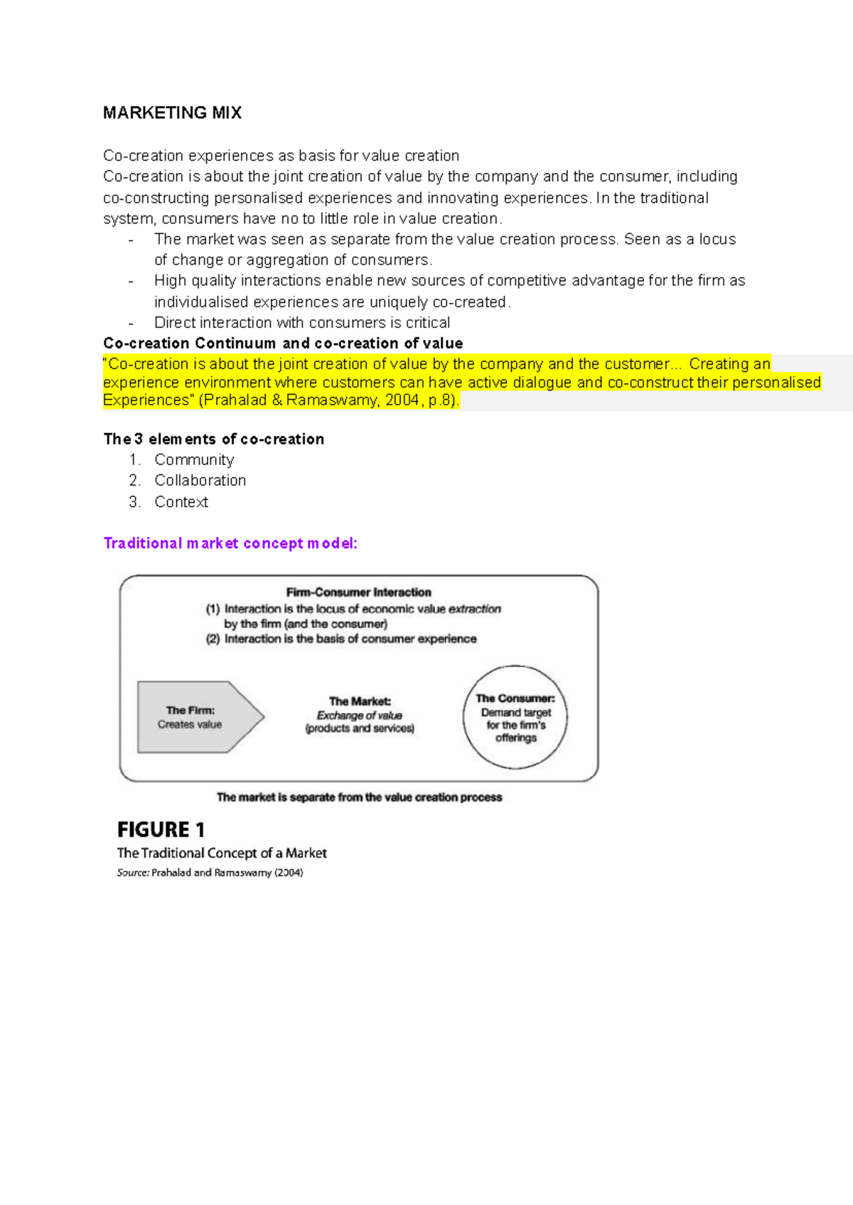 B112 - Marketing Mix: Value Creation & Customer Experience Insights ...