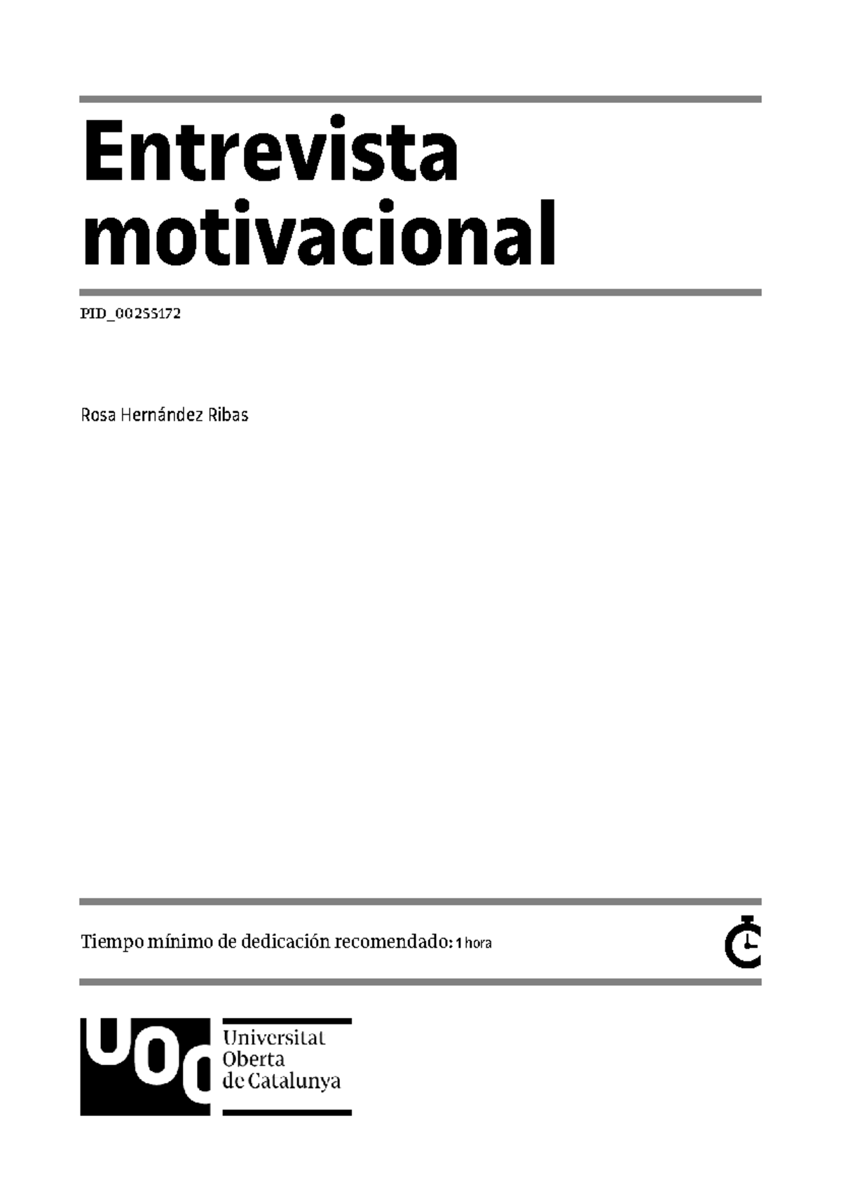 Habilidades de Comunicación Profesional: Entrevista Motivacional PID ...