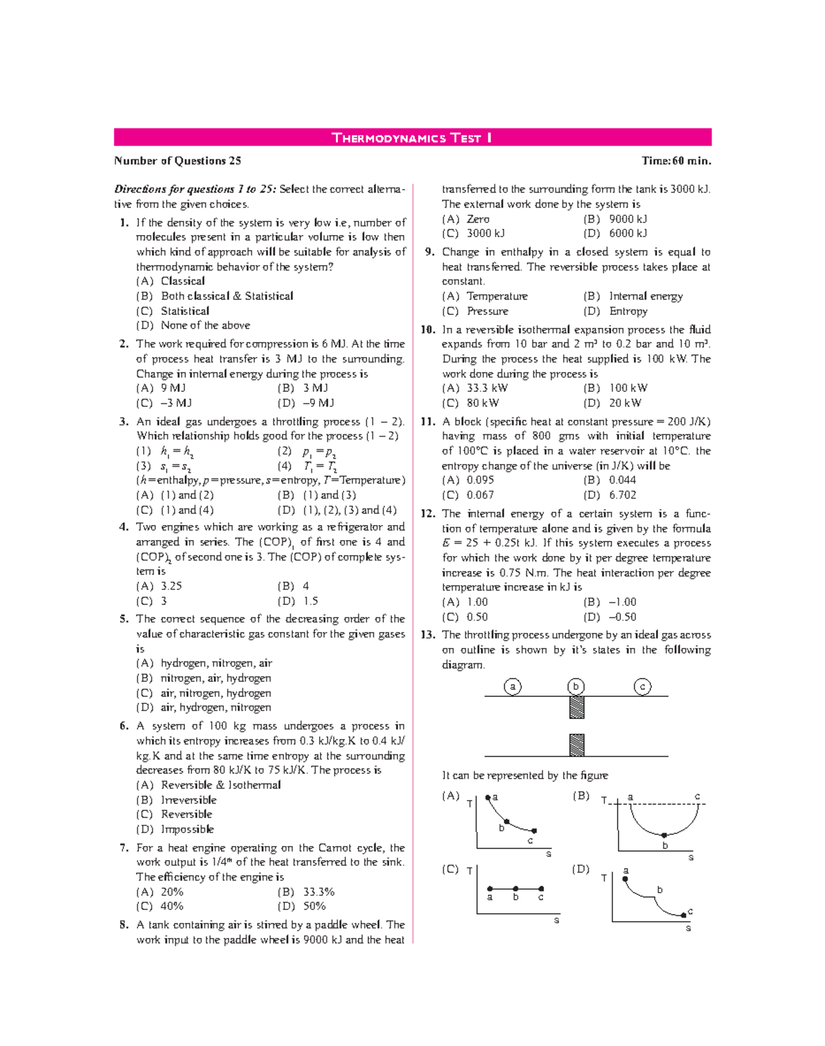 Cp GB7bsges P 7c Zf93R2H - Directions for questions 1 to 25: Select the ...