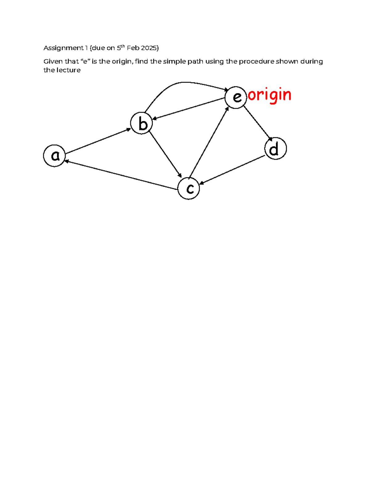 Assignment 1 - exercise - computer science - Assignment 1 (due on 5th ...