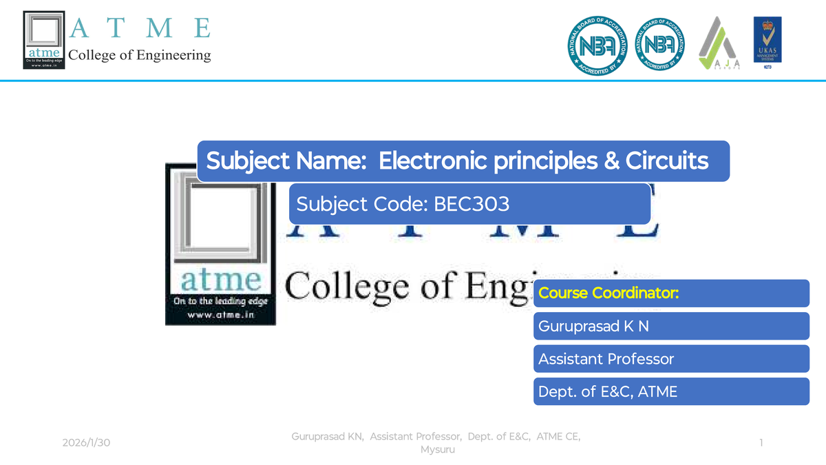 Module 5: Power Amplifiers Overview - BEC303 - Studocu