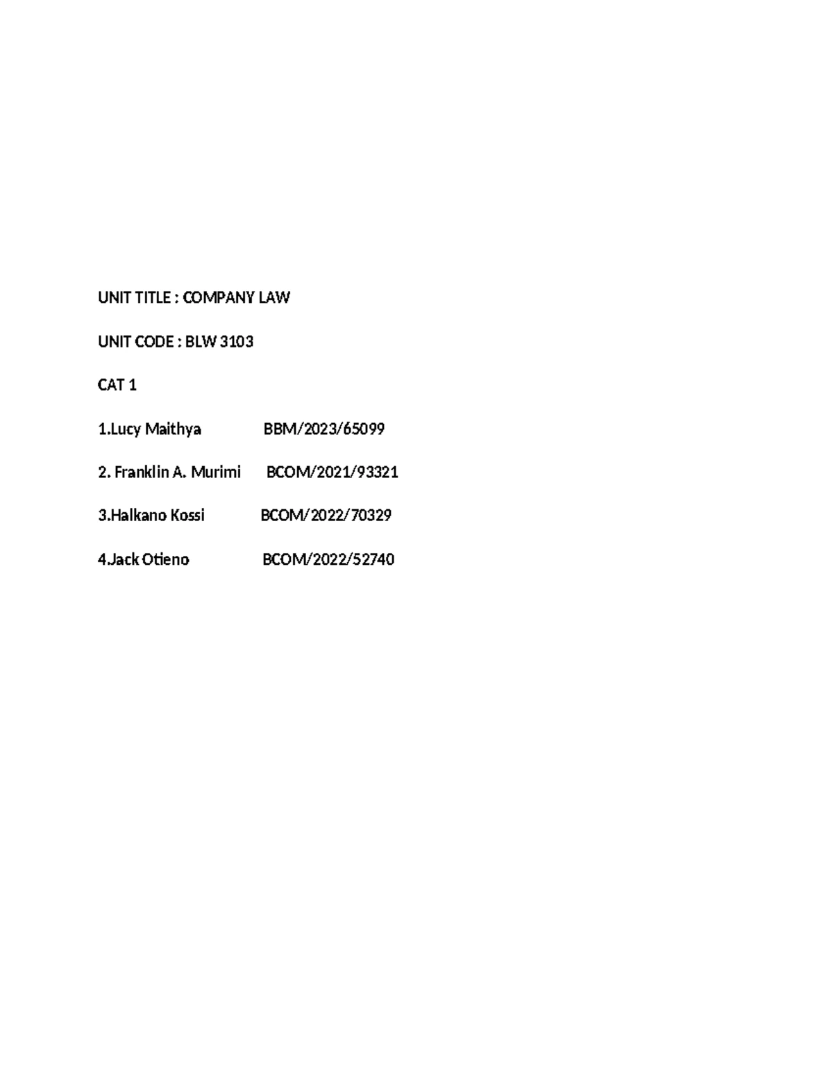 Company LAW II - Corporate Securities: Shares, Debentures, and Charges  Overview - Studocu