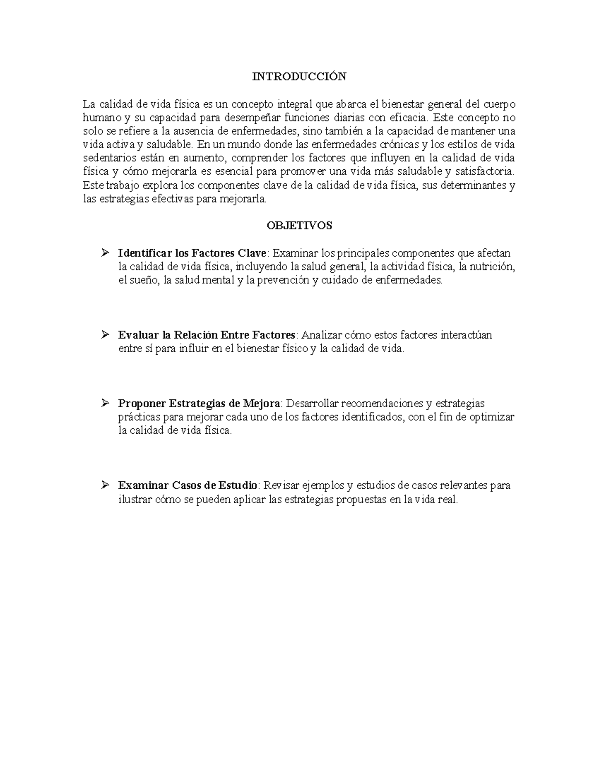 Calidad de Vida Física: Estrategias y Factores Clave para Mejorarla ...