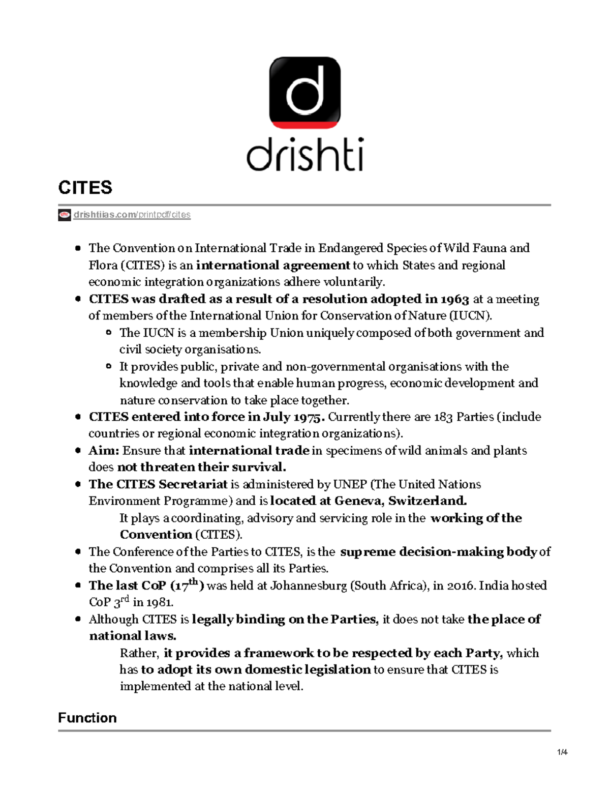 CITES Overview and India’s Role in Wildlife Protection Regulations ...