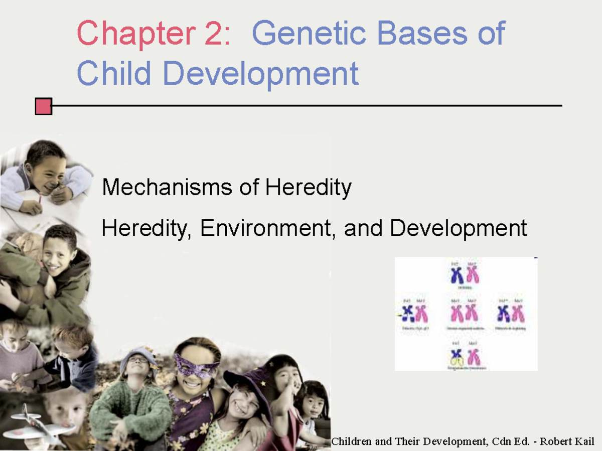 Chp 2: Genetics - Heredity, Environment, and Child Development Notes ...