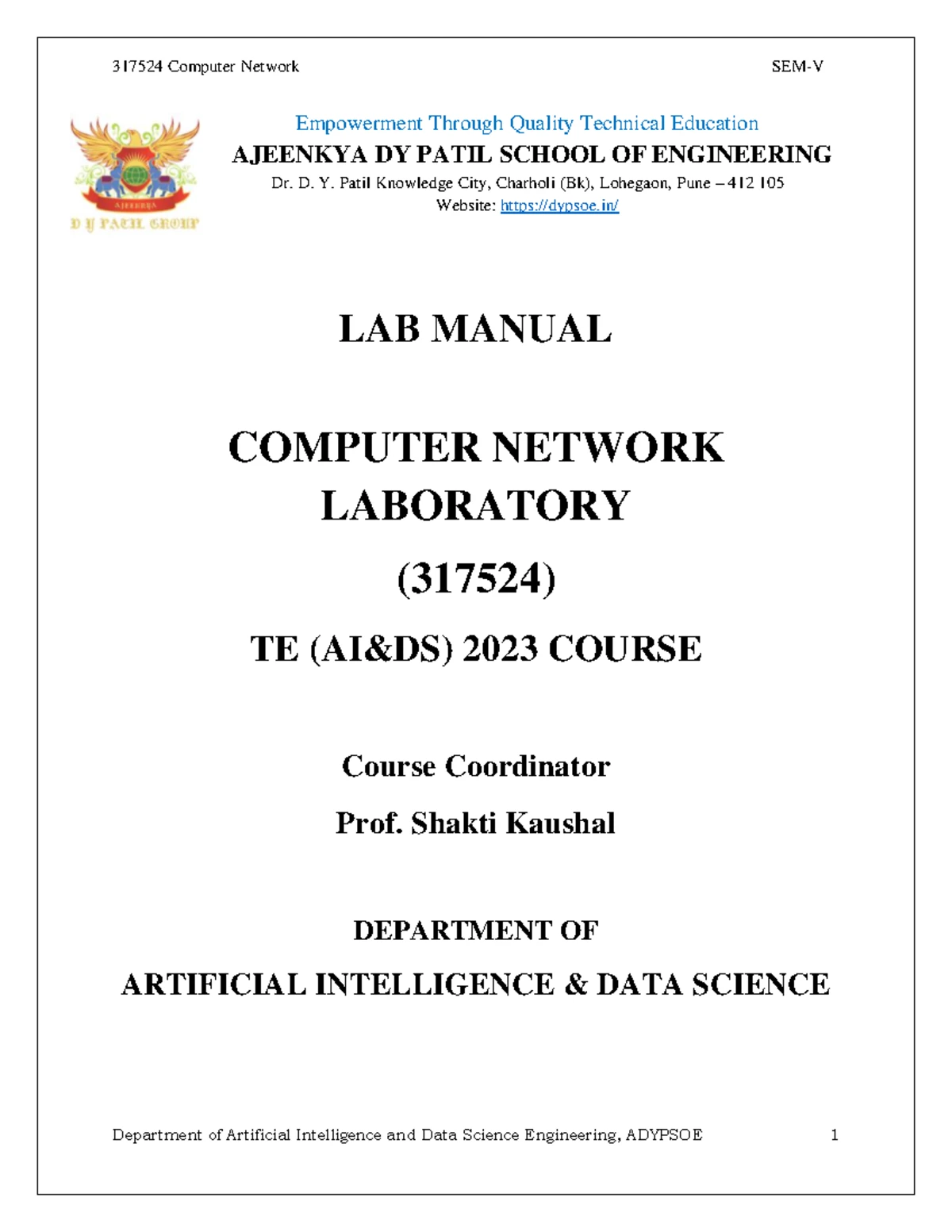 Artificial Neural Networks (ANN) Lab Manual: Python Programming ...