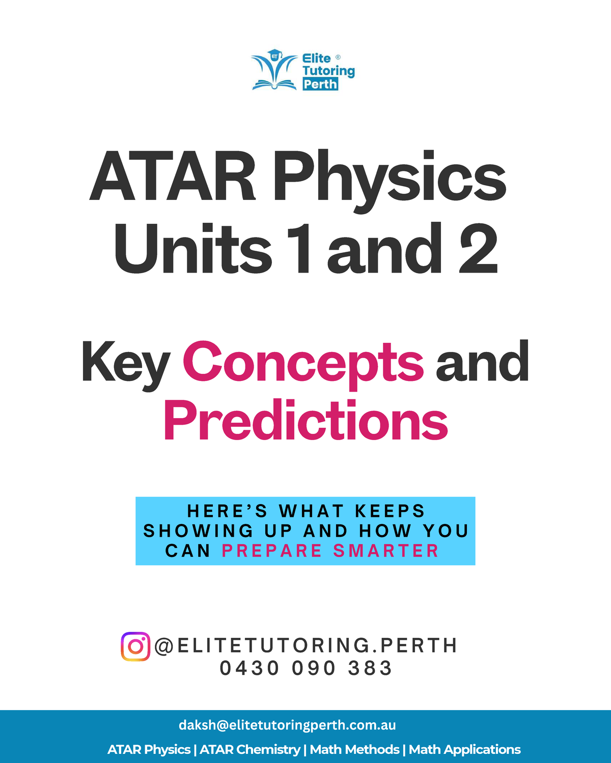 ATAR Physics Units 1 & 2: Key Concepts & Exam Predictions - Studocu