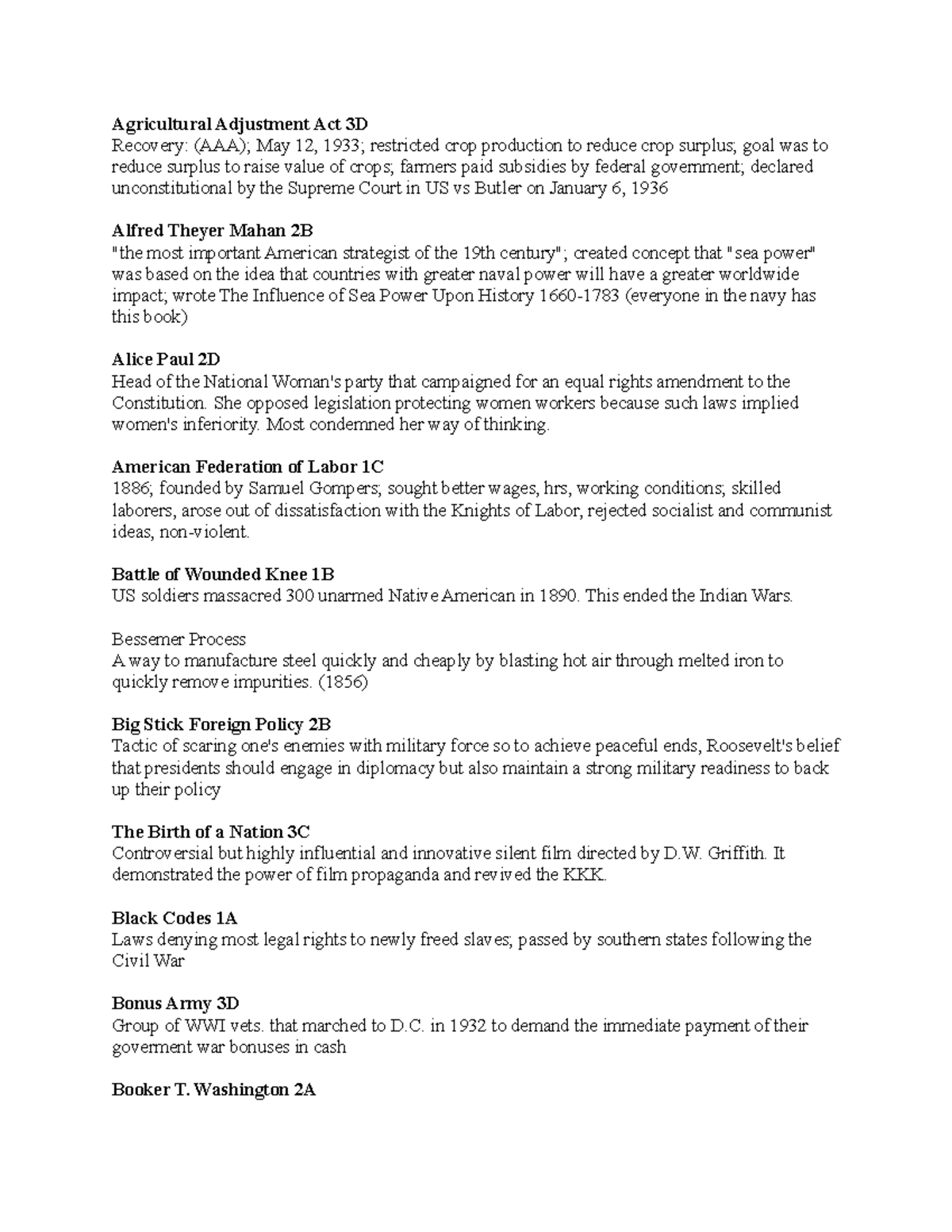 History 101 Midterm Study Guide: Key Events & Figures - Studocu