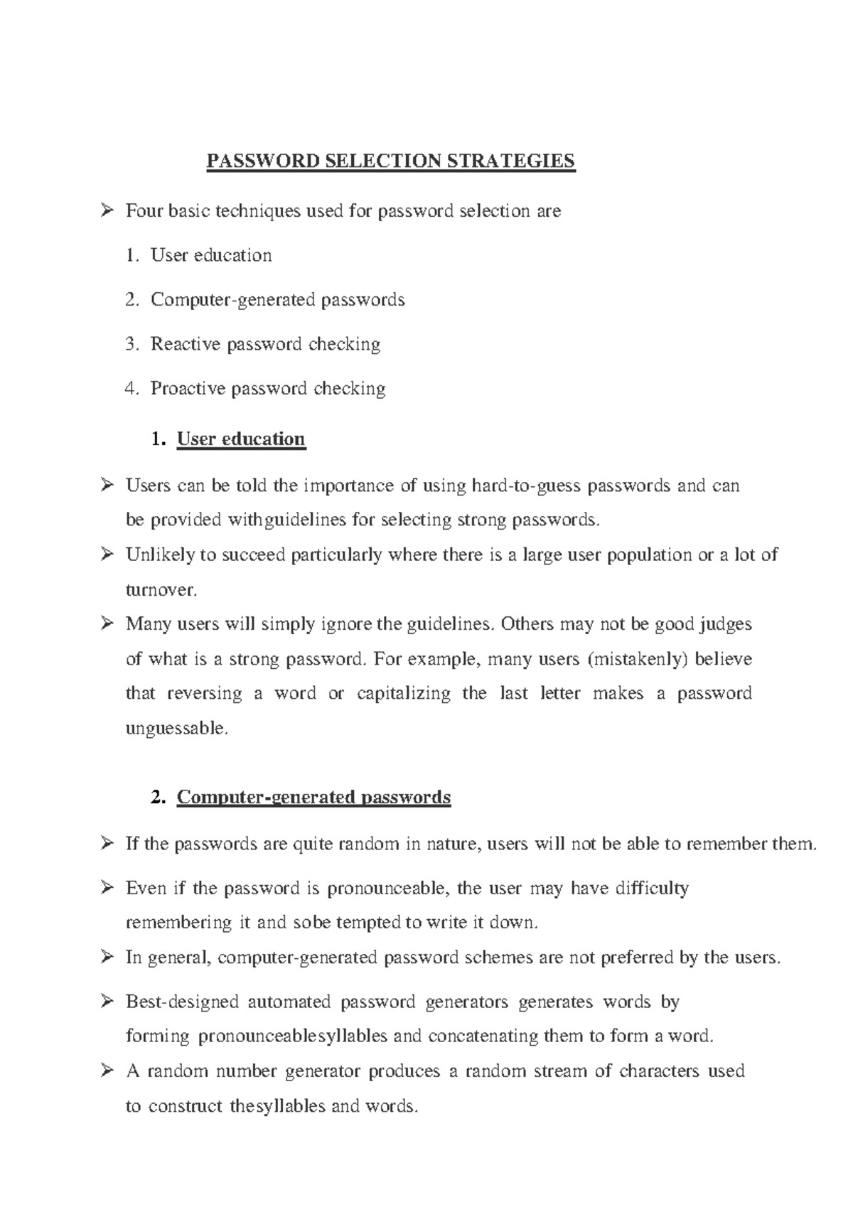 Password Selection Strategies: Techniques for Strengthening Security ...