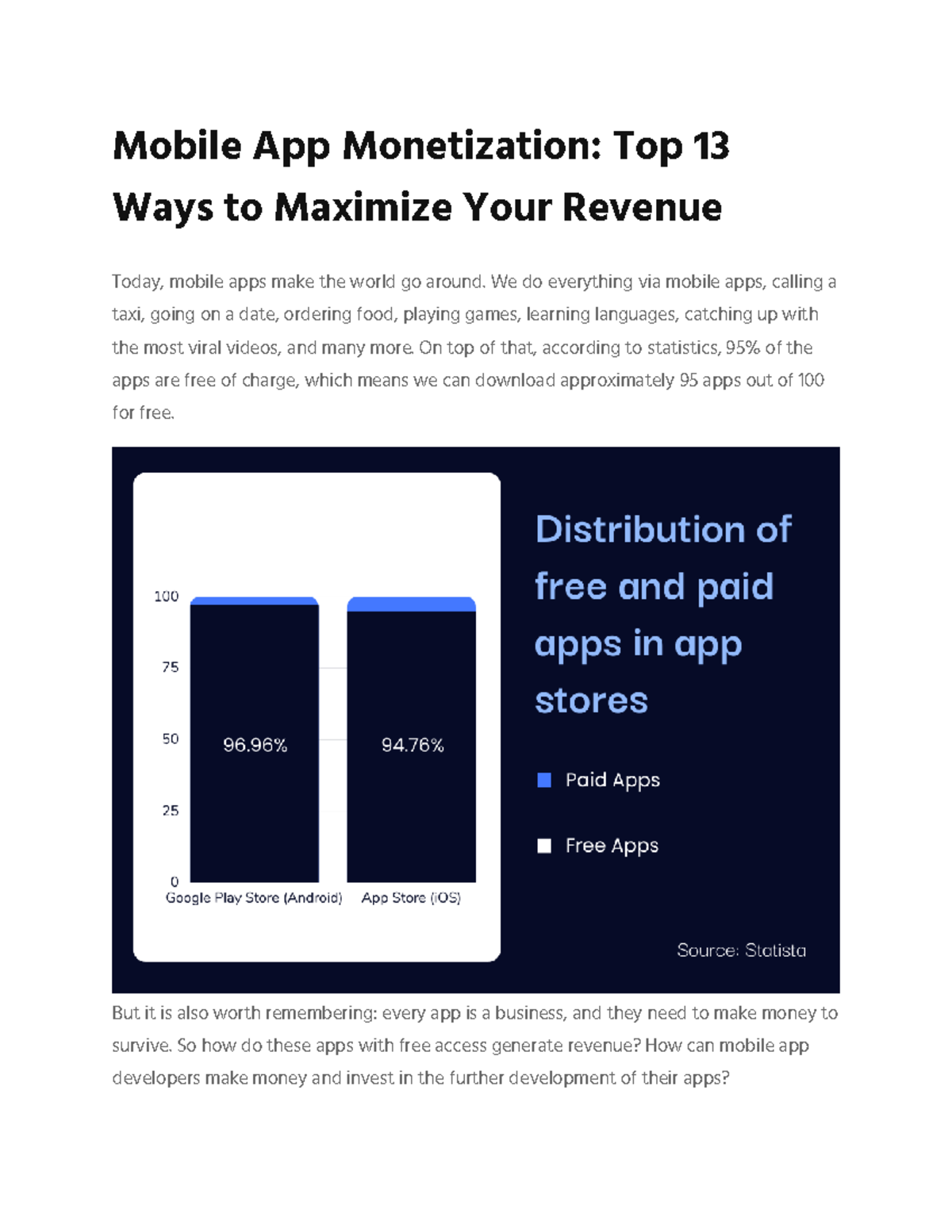 Mobile App Monetization Strategies: Top 13 Ways for 2023 - Studocu