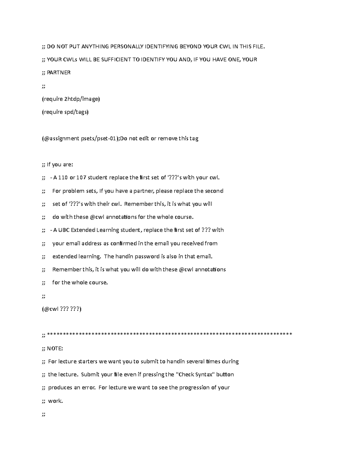 Pset 1: Fundamental Concepts and Problem Set Guidelines - Studocu