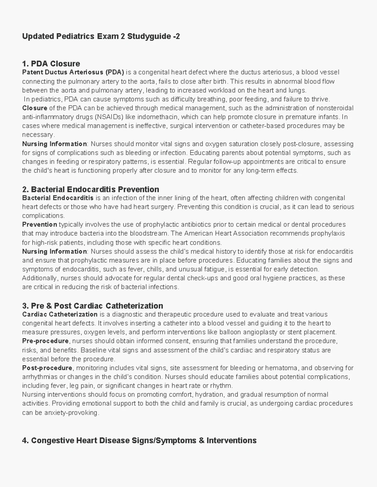2025 PN PEDS Final Exam Study Guide: Key Concepts and Interventions ...