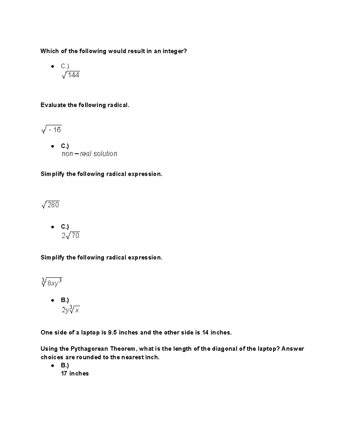 Sophia College Algebra Unit 1 Challenge #4 Solutions and Problems - Studocu