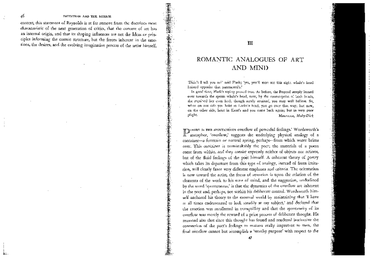 ROMANTIC POETRY: EMOTION, EXPRESSION, AND THE ARTIST'S MIND - Studocu