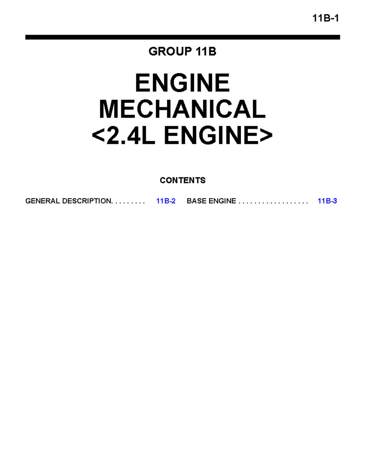 ENGINE MECHANICAL OVERVIEW OF MITSUBISHI OUTLANDER 4B12 - Studocu