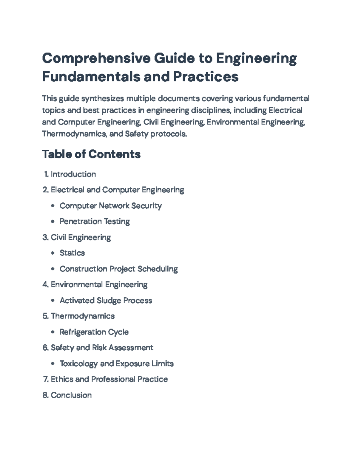 Comprehensive Guide to Engineering Fundamentals (ENG 101) - Studocu
