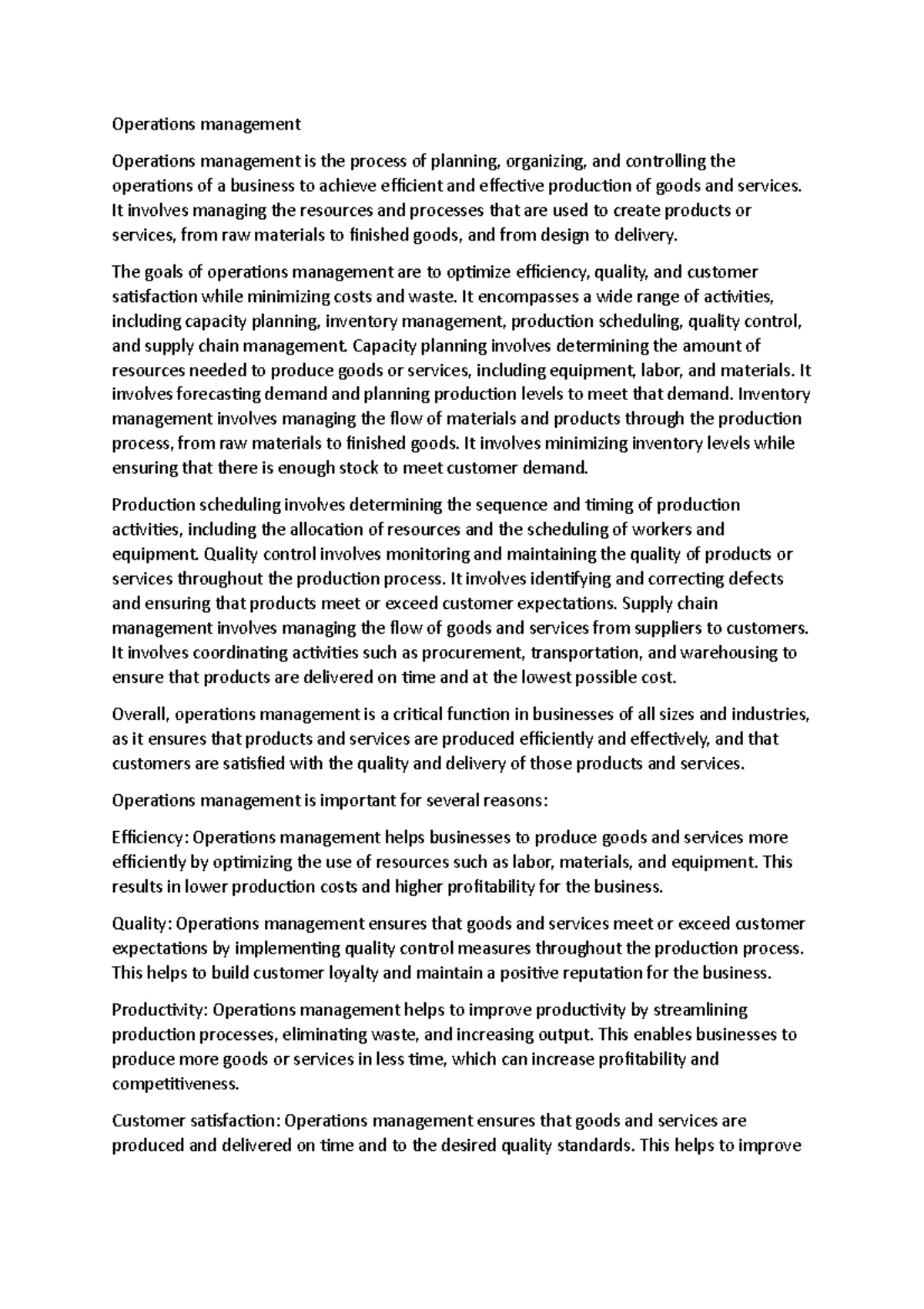 Understanding the Hierarchy Process in Ops Management: Importance ...