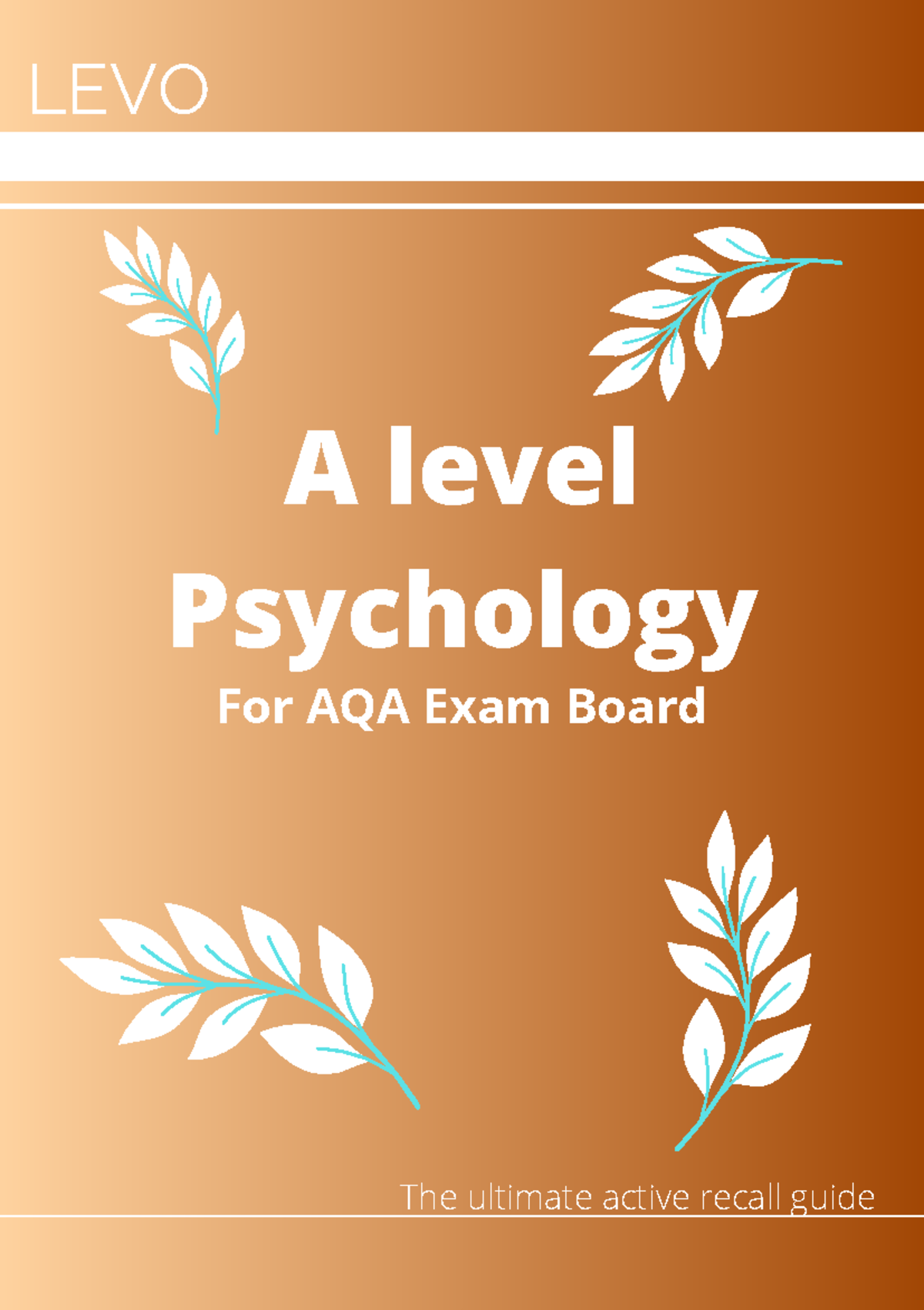 AQA A Level Psychology V2: Active Recall Study Guide for Exams - Studocu