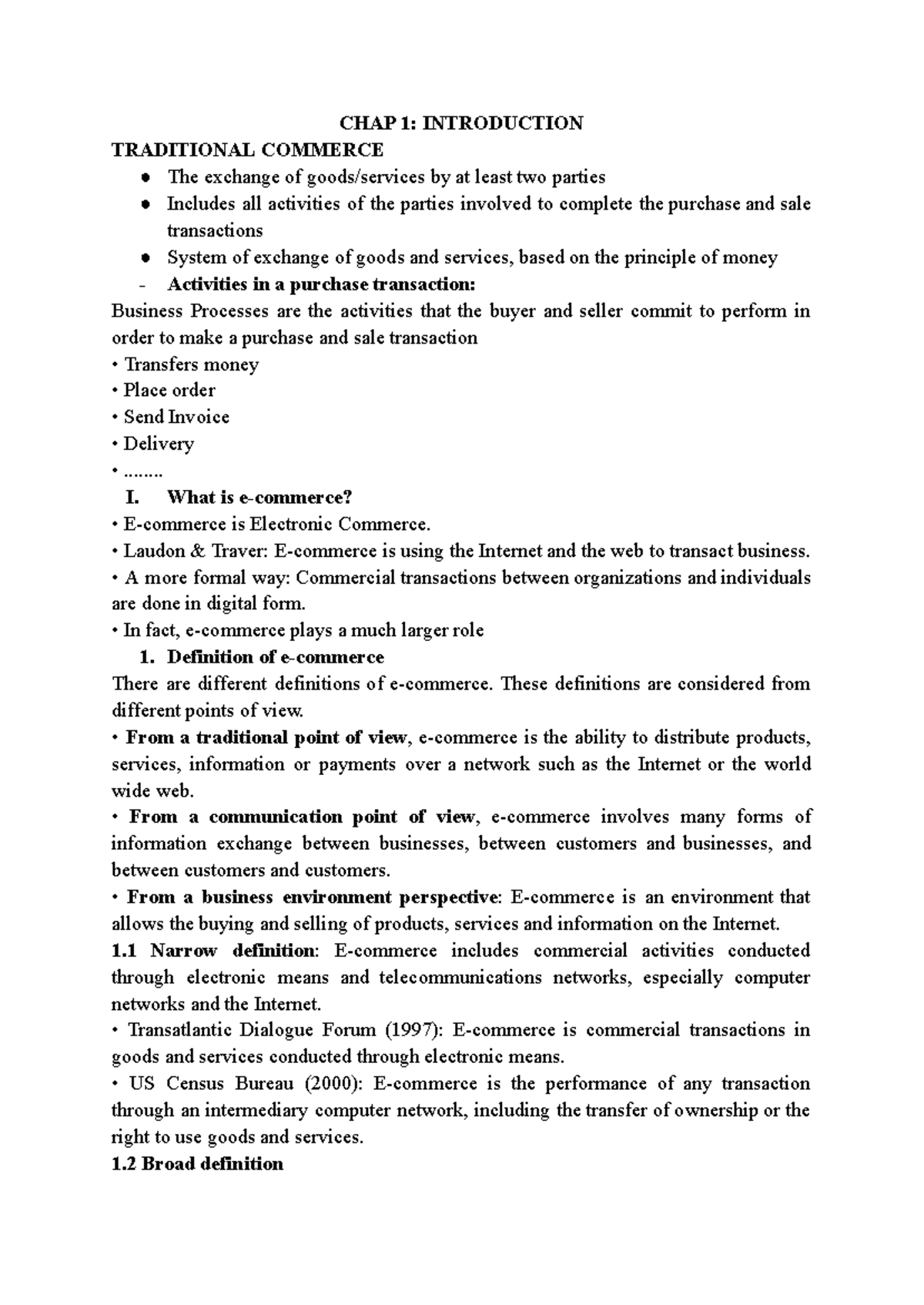 E-commerce logistics - E-Commerce - Edit - CHAP 1: INTRODUCTION ...