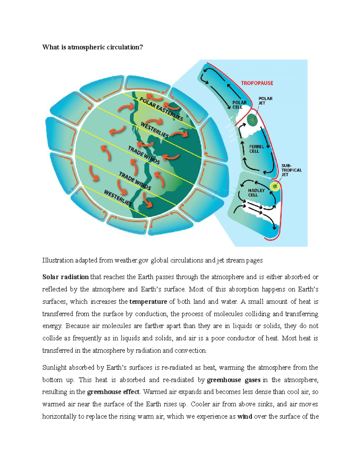Atmospheric Circulation: Understanding Heat Transfer and Wind Patterns ...
