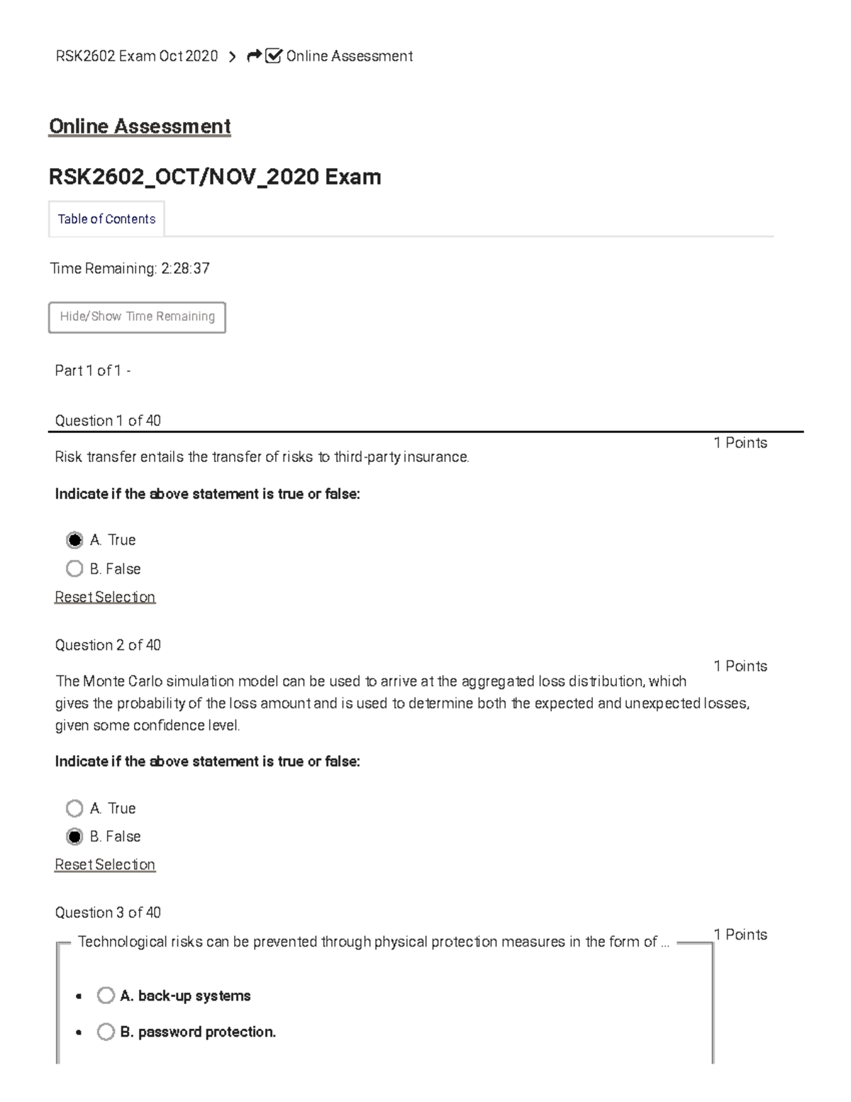 RSK2602 October/November 2020 Exam Questions and Answers - Studocu