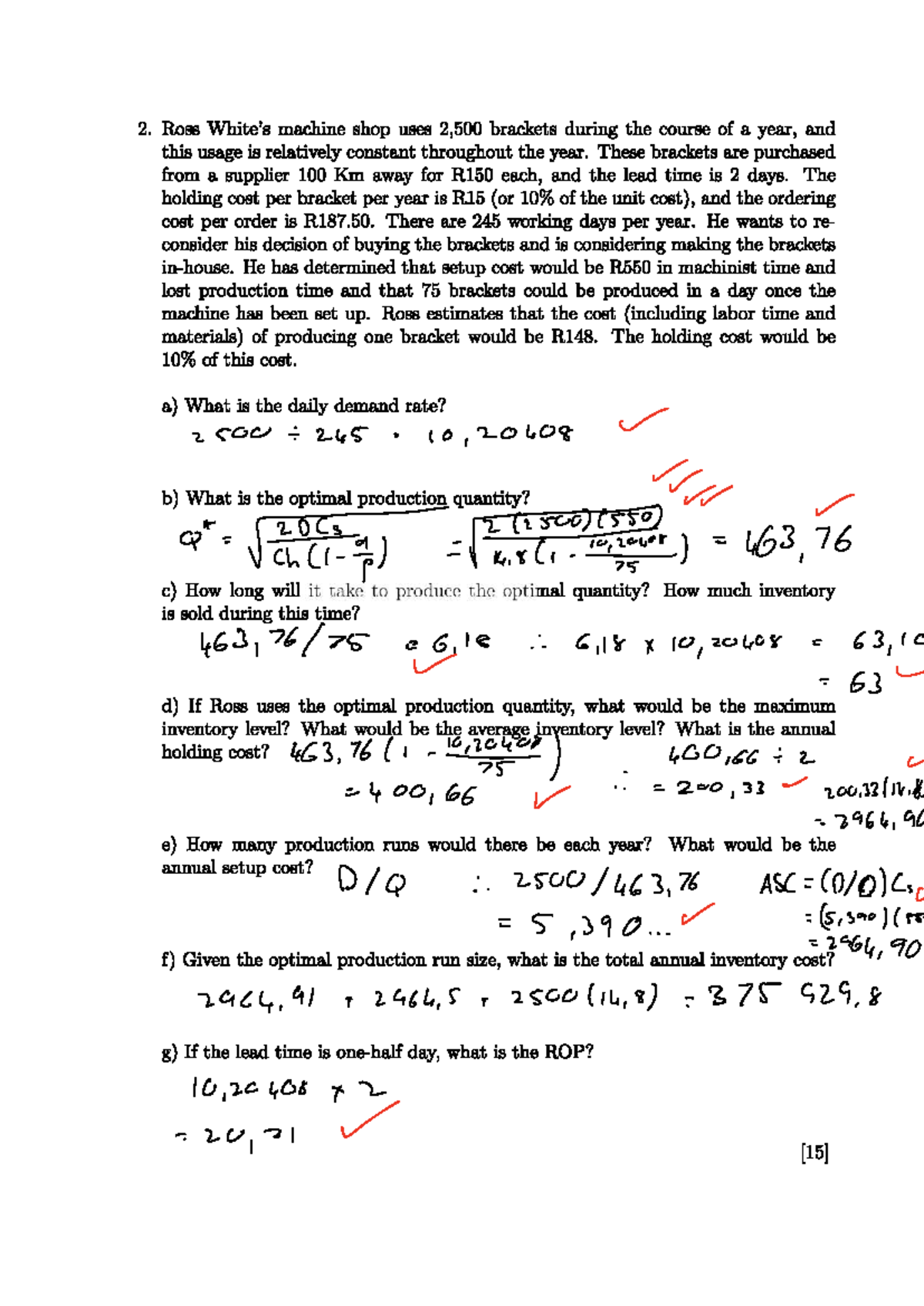 Practical 4: Optimal Production & Inventory Management Analysis - Studocu