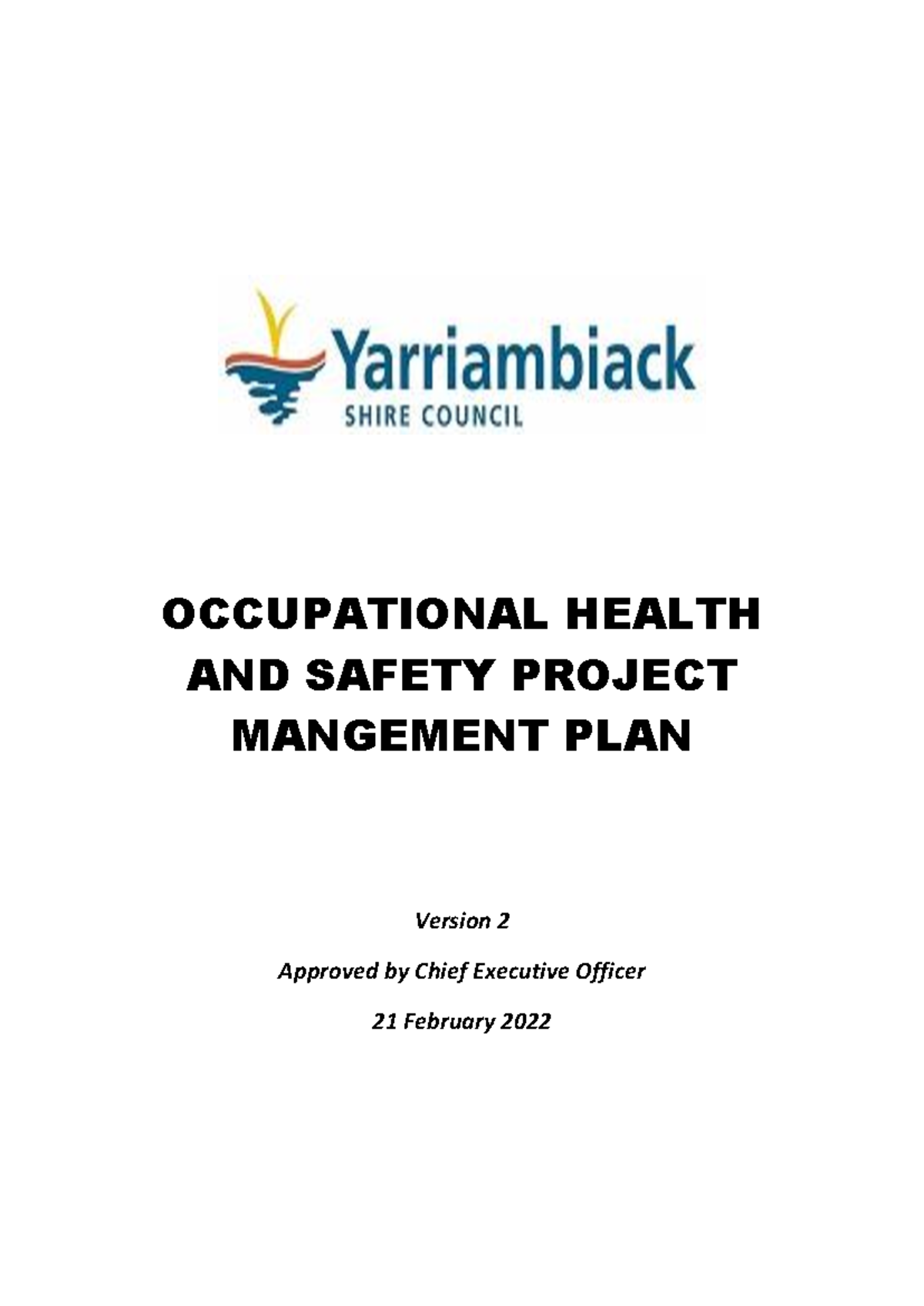 OHS Project Management Plan for Safe Construction Practices - Studocu
