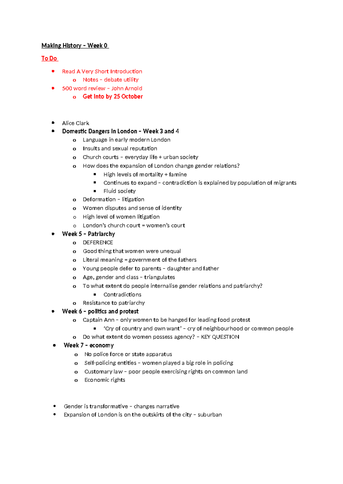 Making History - Week 0 Seminar 1 - Making History – Week 0 To Do Read ...