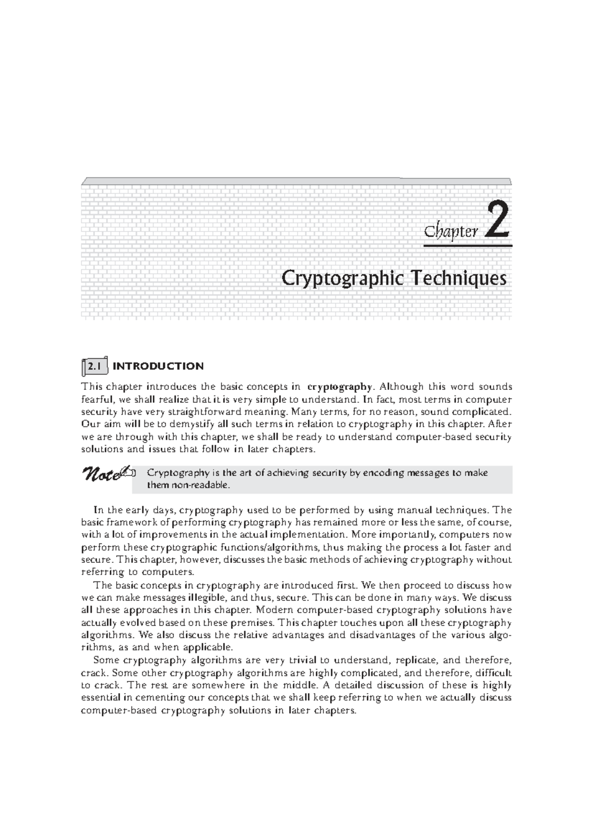 28 Cryptography and Network Security: Chapter 2 - Cryptographic ...